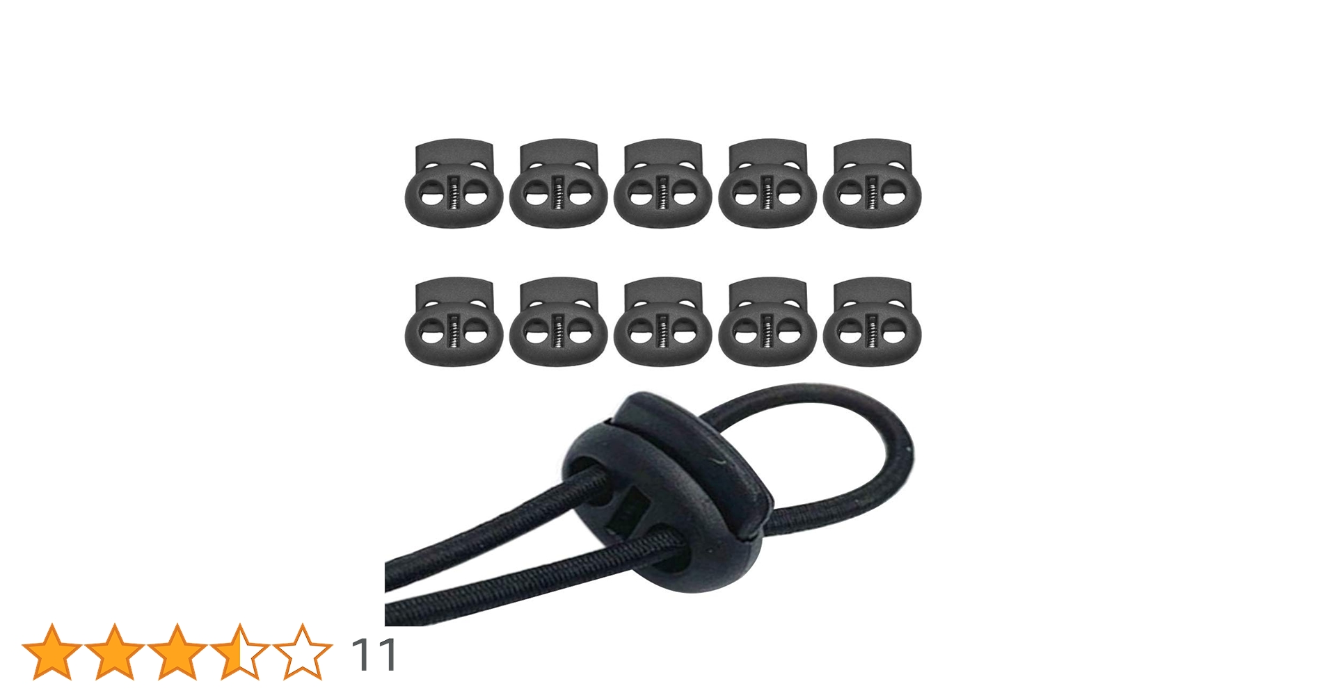 Amazon.co.jp: HappyHome スプリングコードストッパー 2つ穴 5mm